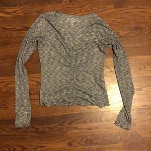 Hollister Must Have Collection Heather Gray Top, L